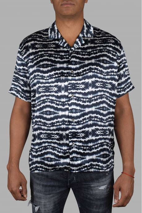 Philipp Plein Tie Dye SS Hemd Schwarz - Image 2