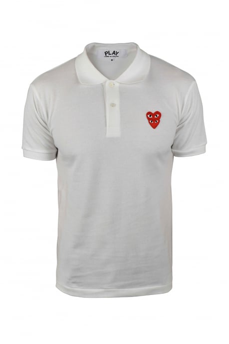 Comme des garçons Poloshirt Weiß - Image 1