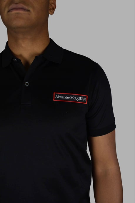 Alexander McQueen Polo Schwarz - Image 3