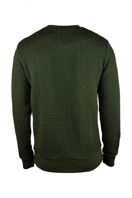 Balmain Sweatshirt Kaki - Image 3