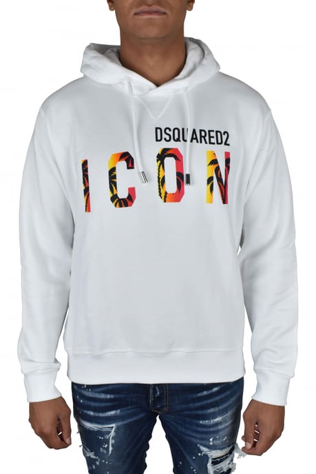 Dsquared2 Sweatshirt Hoodie Weiß - Image 2