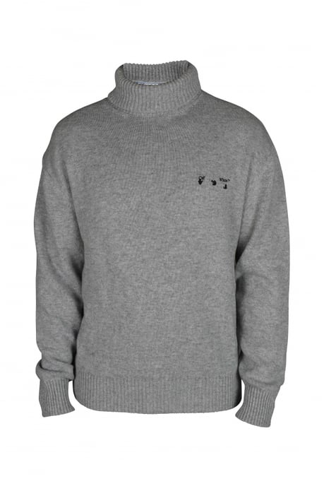 Off-White Pullover mit Rollkragen Grau - Image 3