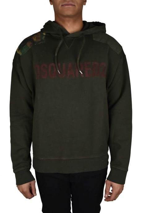 Dsquared2 Kapuzen-Sweatshirt Kaki - Image 2