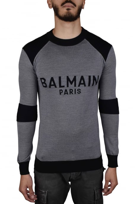 Balmain Pullover Grau - Image 2