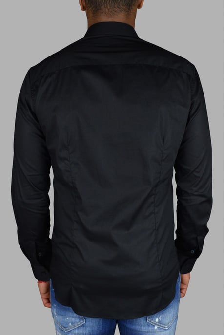 Philipp Plein Diamond Cut LS Iconic Hemd Schwarz - Image 4