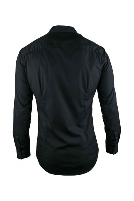 Philipp Plein Diamond Cut LS Iconic Hemd Schwarz - Image 3