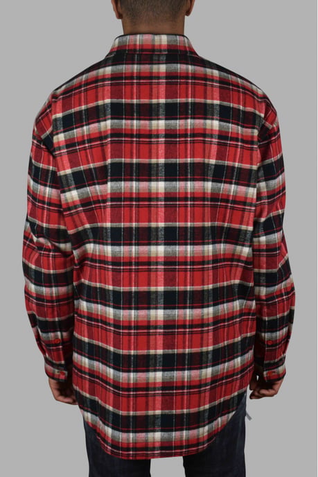 Balenciaga Kariertes Hemd Rot - Image 3