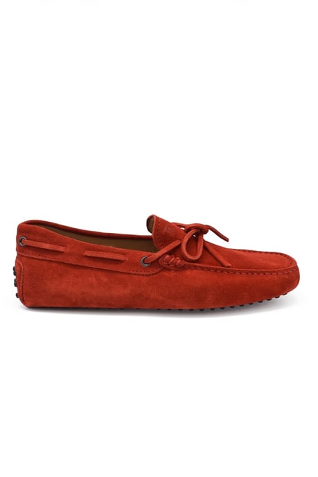 Tod’s Wildleder Mokassins Rot - Image 1