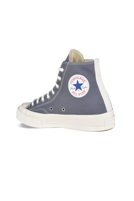 Comme des garçons Hohe Sneakers Chuck Taylor Grau - Image 3