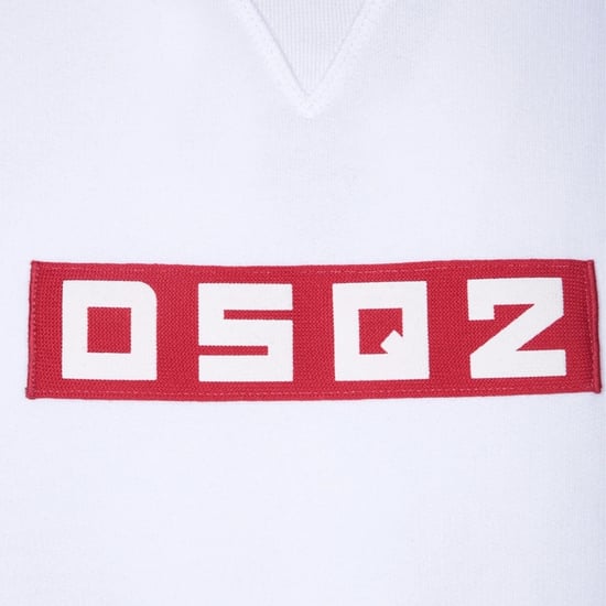 Weißes Sweatshirt mit kleinem Block-Logo von Dsquared2 - Image 3