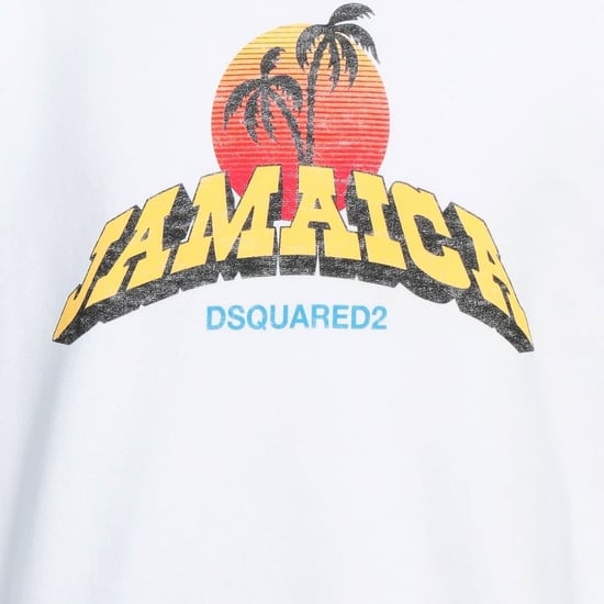 Dsquared2 Jamaica Design Weißes Sweatshirt - Image 4