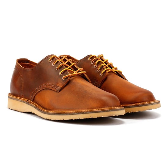Red Wing Shoes Weekender Oxford Rough & Tough Herren Schnürschuhe Aus Braunem Leder - Image 1