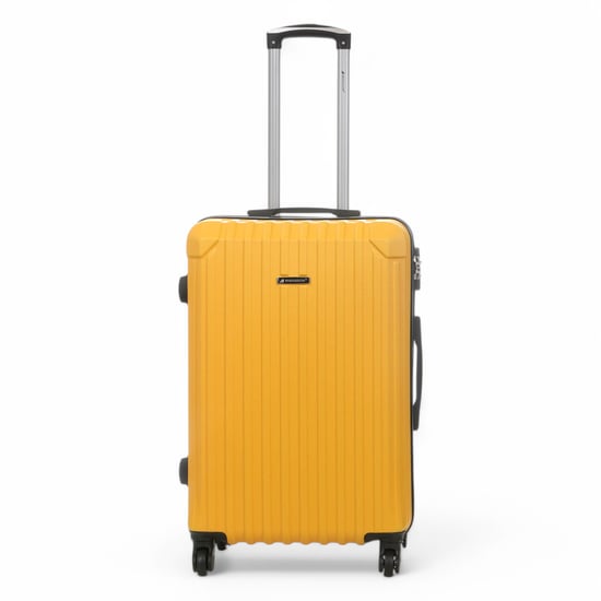 Hartschalen-Reisekoffer aus gelbem ABS mit 8 Rädern - Image 6