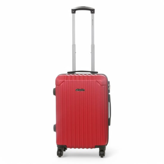 Hartschalen-Reisekoffer aus rotem ABS mit 8 Rädern - Image 5