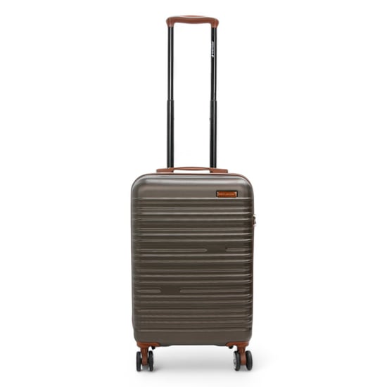 Erweiterbarer Kaffeebrauner Hartschalen-ABS-Koffer mit 8 Rädern Robuster Reisekoffer Urlaubsgepäck - Image 5