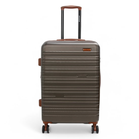 Erweiterbarer Kaffeebrauner Hartschalen-ABS-Koffer mit 8 Rädern Robuster Reisekoffer Urlaubsgepäck - Image 6