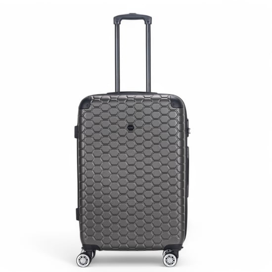 Erweiterbarer Hartschalenkoffer aus ABS mit 8 Rädern, Anthrazit, Reisegepäck, Urlaubstaschen - Image 5