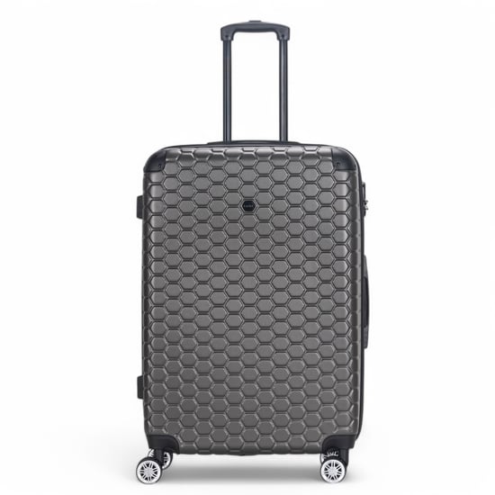 Erweiterbarer Hartschalenkoffer aus ABS mit 8 Rädern, Anthrazit, Reisegepäck, Urlaubstaschen - Image 6