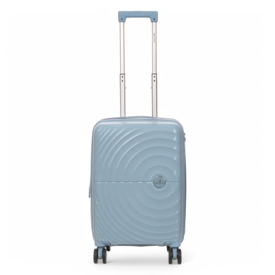 Erweiterbarer Himmelblauer Hartschalenkoffer mit 8 Rädern - Image 5