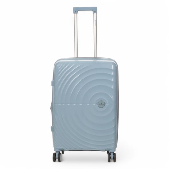 Erweiterbarer Himmelblauer Hartschalenkoffer mit 8 Rädern - Image 6