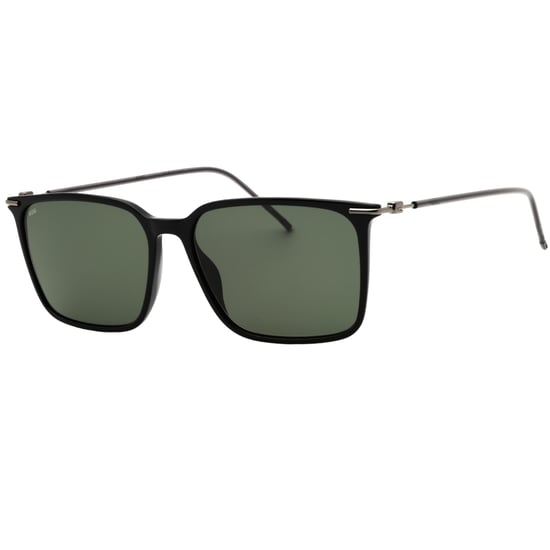 Hugo Boss grüne Sonnenbrille mit dünnen Beinen und schwarzen Gläsern - Image 2