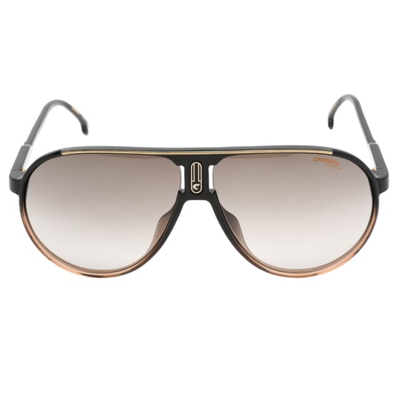 Braune Carrera-Sonnenbrille mit Verlaufsglas und schwarzen Details - Image 1