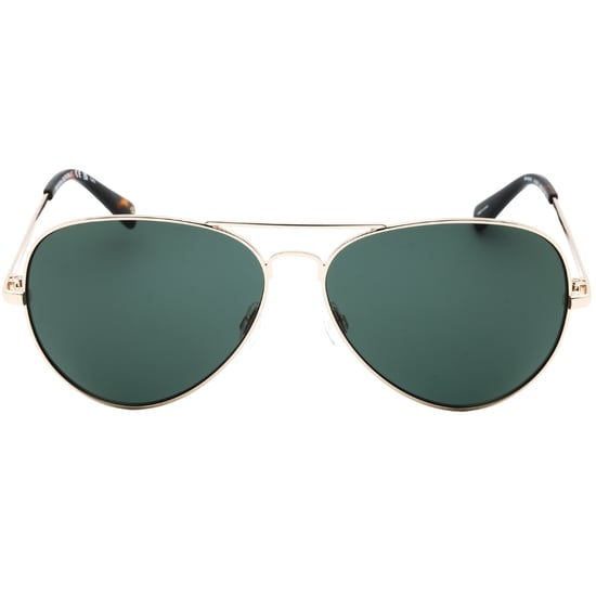 Hellgoldene Sonnenbrille mit grünen Gläsern von Banana Republic - Image 1