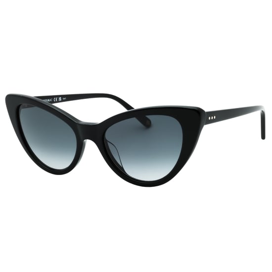 Dunkelgraue Cat-Eye-Sonnenbrille mit SF-Objektiv und schwarzen Cat-Eye-Sonnenbrillen von Banana Republic - Image 2