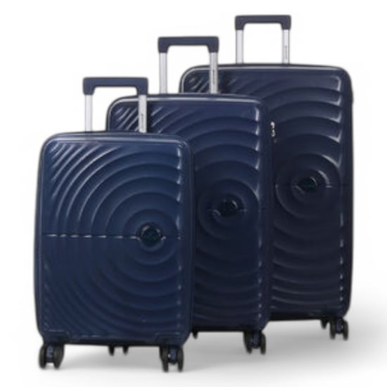 Erweiterbares Hartschalen-Handgepäck-Set mit 8 Rädern, Marineblau - Image 4