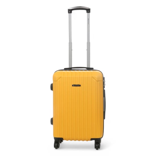 Hartschalen-Reisekoffer-Set aus gelbem ABS mit 8 Rädern - Image 6