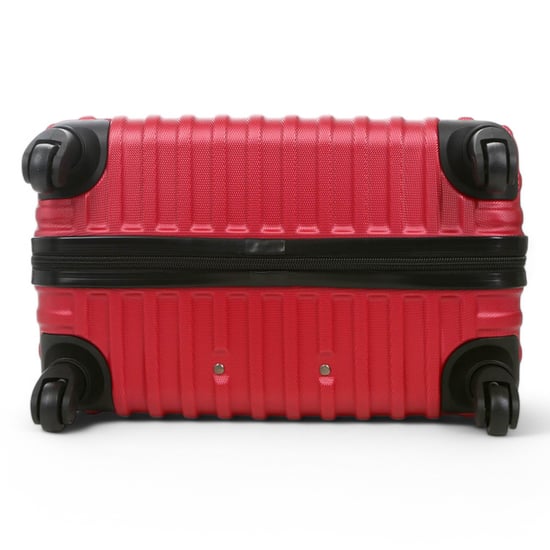 Hartschalenkoffer aus rotem ABS mit 8 Rädern, Reisegepäck, Kabinenkoffer-Set - Image 6