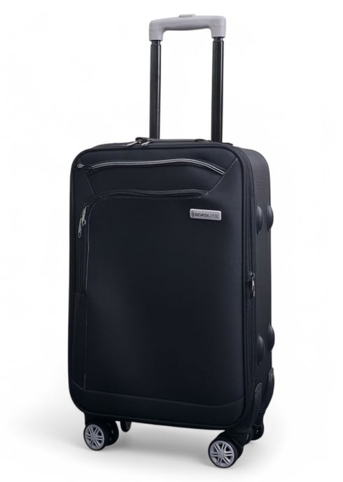 Weichschalen-Kabinenkoffer 59 x 37 x 23 cm, Gepäck, passend für Easyjet, Ryanair - Image 4