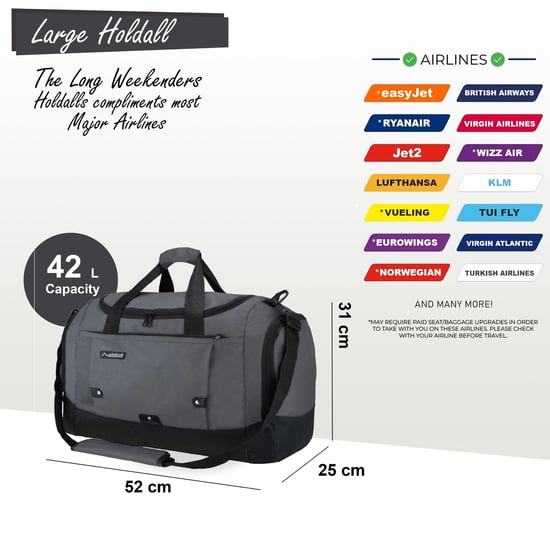 Große Reisetasche fürs Wochenende, Handgepäck, Kabinentasche, Sporttasche - Image 2