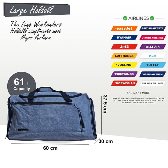 Extra große Reisetasche fürs Wochenende, Handgepäck, Kabinentasche, Sportreisetasche - Image 2