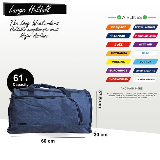 Extra große Reisetasche fürs Wochenende, Handgepäck, Kabinentasche, Sportreisetasche - Image 2