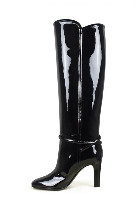 Saint Laurent Jane 90 Stiefel Schwarz - Image 4