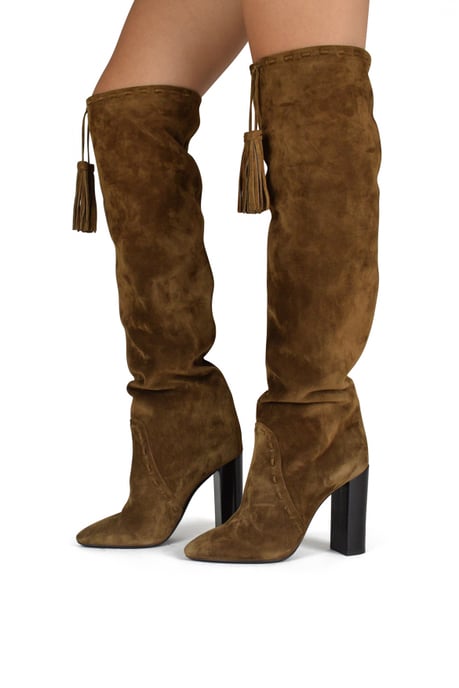 Saint Laurent Meurice Stiefel Braun - Image 2