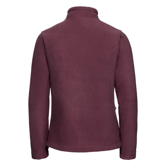 Russell - Fleecejacke Durchgehender Reißverschluss für Damen - Für Außen (Burgunderrot) - Image 2
