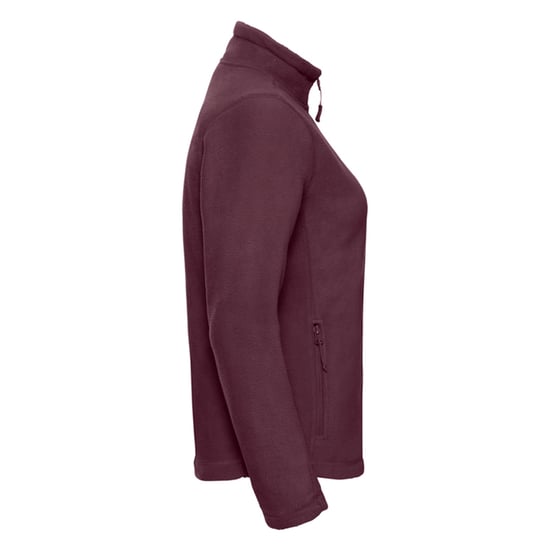 Russell - Fleecejacke Durchgehender Reißverschluss für Damen - Für Außen (Burgunderrot) - Image 3