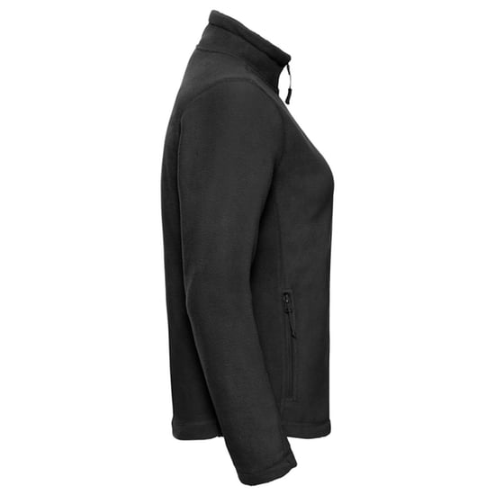 Russell - Fleecejacke Durchgehender Reißverschluss für Damen - Für Außen (Schwarz) - Image 3