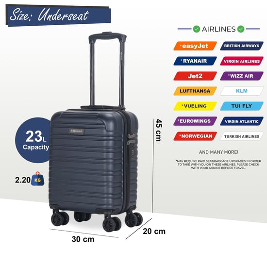 ABS-Hartschalen-Kabinenkoffer für unter den Sitz, 45 x 30 x 20 cm, Gepäck, passend für Wizz Air - Image 2