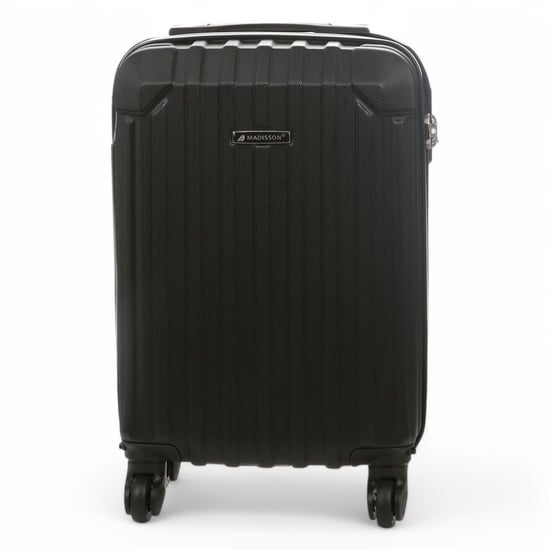 Hartschalen-Handgepäckkoffer aus schwarzem ABS mit 8 Rädern, unter dem Sitz verstaubar - Image 6