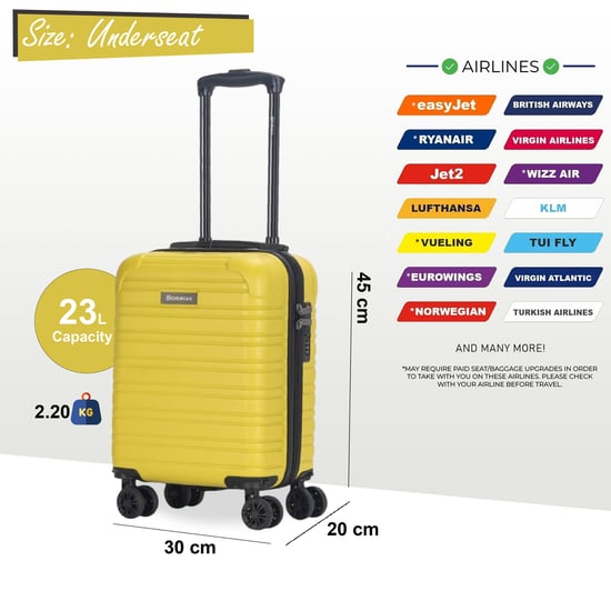 ABS-Hartschalen-Kabinenkoffer für unter den Sitz, 45 x 30 x 20 cm, Gepäck, passend für Wizz Air - Image 2