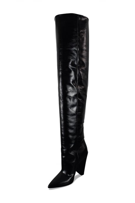 Saint Laurent Niki 105 Stiefel Schwarz - Image 4