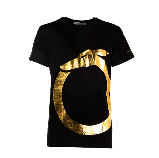 Herren T-Shirt mit kurzen Ärmeln und einfarbigem Rundhalsausschnitt mit Druck - Image 1