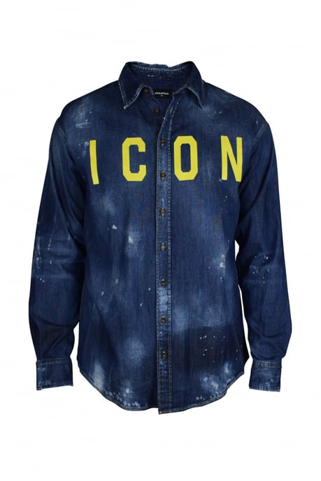 Dsquared2 Hemd Blau - Image 1