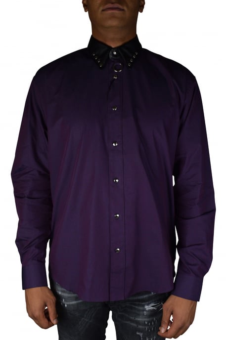Roberto Cavalli Hemd Violett - Image 2