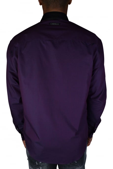 Roberto Cavalli Hemd Violett - Image 3