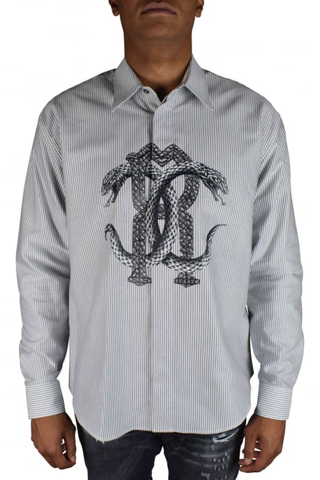 Roberto Cavalli Hemd Blau - Image 2