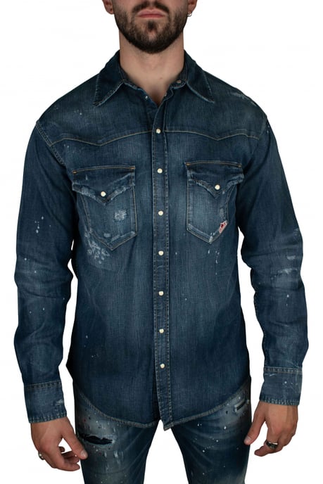 Dsquared2 Hemd Blau - Image 2